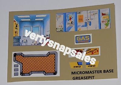 Transformers G1 Repro Stickers For G1 Micromaster GREASEPIT 