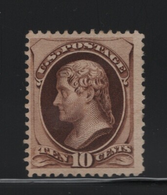 187 F-VF unused ( mint no gum ) with nice color cv $ 1000 ! see