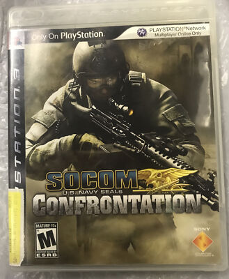 SOCOM: U.S. Navy SEALs Confrontation (Sony PlayStation 3, PS3 2008) Complete CIB