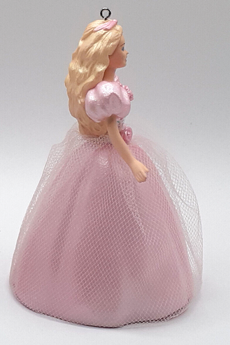 Hallmark 1996 Springtime Barbie #2 pink tulle dress Keepsake Ornament QEO8081 - Picture 3 of 6