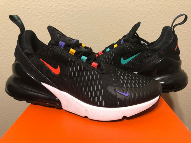 air max 270 black with colors