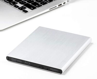 Premium Aluminum External USB 3.0 UHD 4K Blu-Ray Writer Super Drive for PC an...