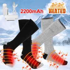 Electric Heated Socks Unisex Rechargeable Remote Control Heating Socks Hunting