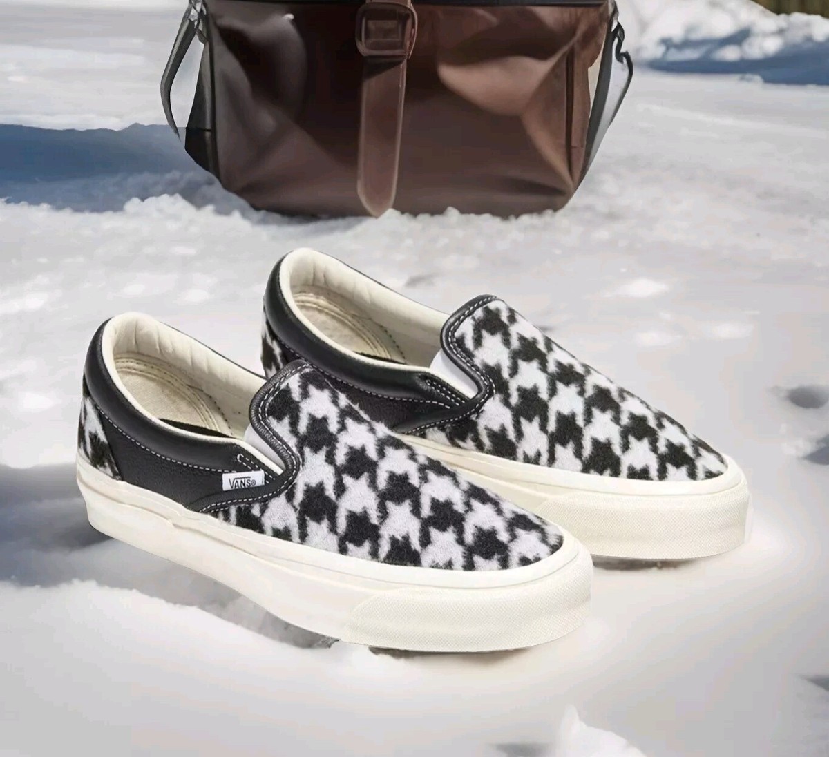 VANS PREMIUM SLIP-ON REISSUE 98　28cm VN000CESBLK] Women's Vans Premium Slip On Reissue 98 LX