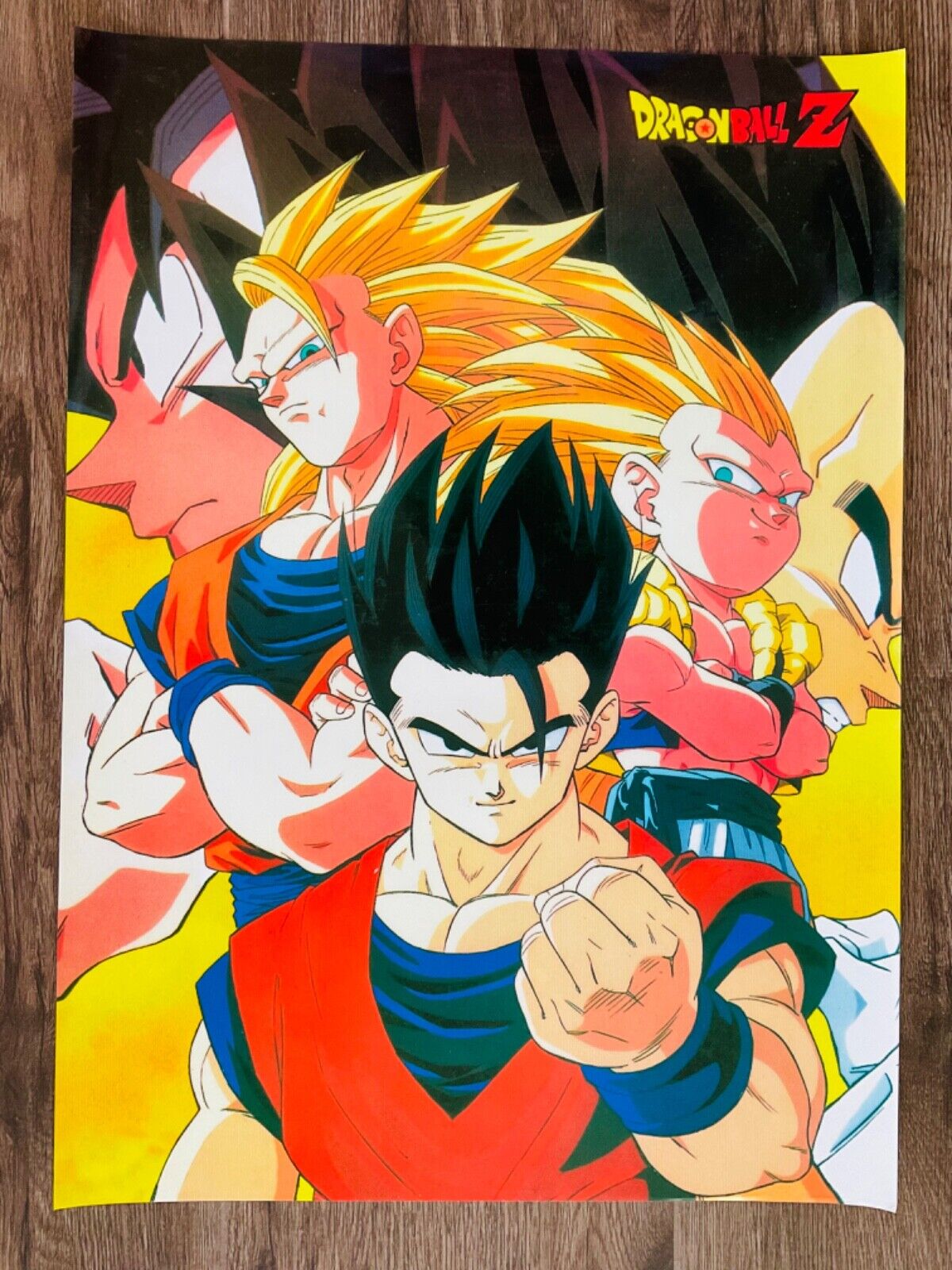 Poster Adesivo Anime Dragon Ball Z Goku Gohan Goten - Cogumelo