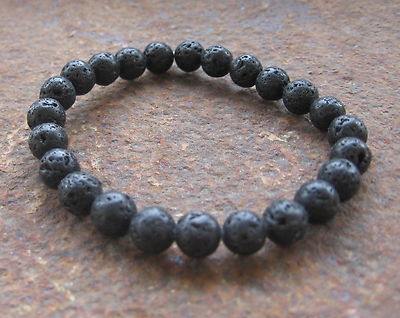 Lavaarmband Herren Surferarmband Damen Gummiarmband schwarz Surfer Armband Lava