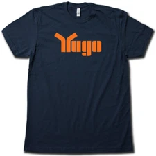 YUGO Old School 80’s CAR Logo T-Shirt - SuperSoft Premium Cotton RETRO Auto Tee!