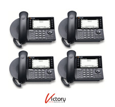 ShoreTel IP480 8-Line VoIP Business Phones LOT OF 4  Phone Assembly w/ Stands