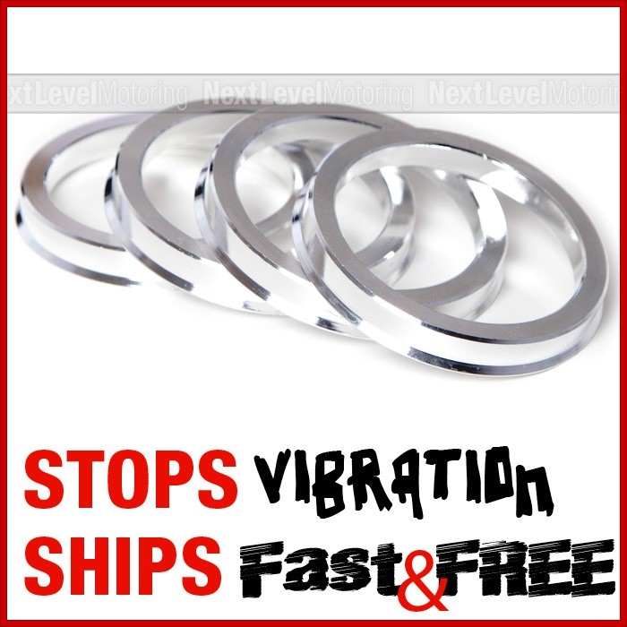 SET OF (4) ALUMINUM HUB CENTRIC RINGS 73.1 / 60.1 LEXUS IS IS300