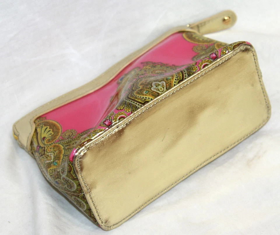 Ted Baker Joya Paisley Maquillaje Cosmético Bolso Oro Rosa  Foto 3 de 4
