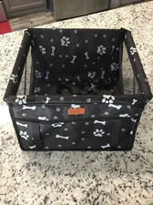 SWIHELP Dog Car Seat Puppy Portable Pet Booster Car Seat 16x12 Collapsible