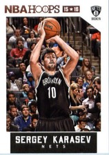 2015-16 Panini NBA Hoops #151 Sergey Karasev Brooklyn Nets NM Trading Card
