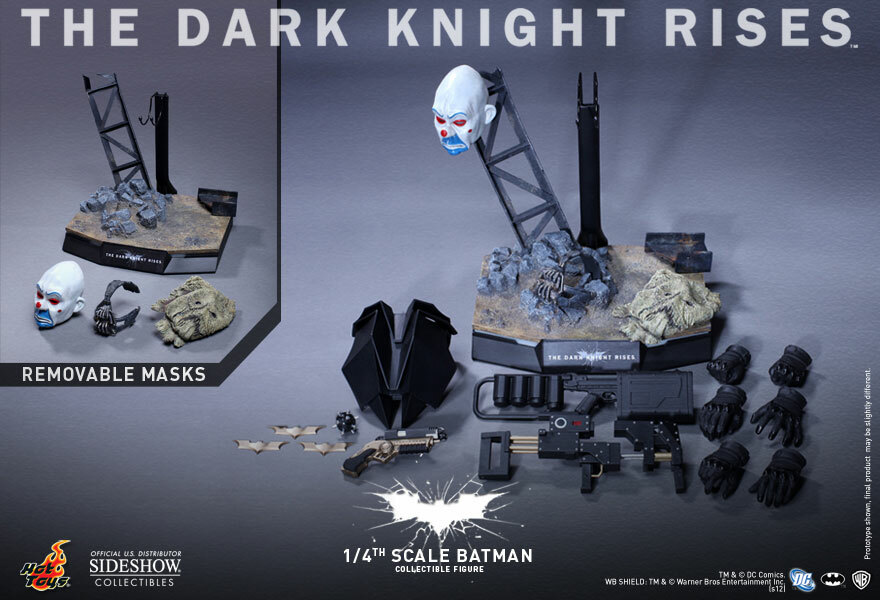 新品 Hot Toys 1/4スケール バットマン ダークナイト QS001 Hot Toys QS001 Quarter 1/4 Scale Batman Dark Knight Rises