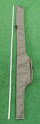 Trakker 12 ft Single Rod Sleeve Rutentasche "GELBER SCHRIFTAUFZUG" SELTEN! Carp - Bild 1 von 4