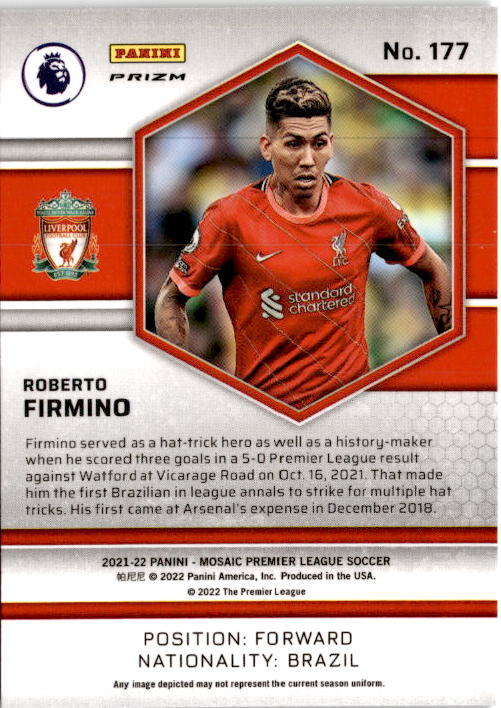 スポーツ選手 SELECT PRIZM PANINI ROBERTO FIRMINO スポーツ選手 SELECT PRIZM PANINI ROBERTO FIRMINO s-l400.jpg