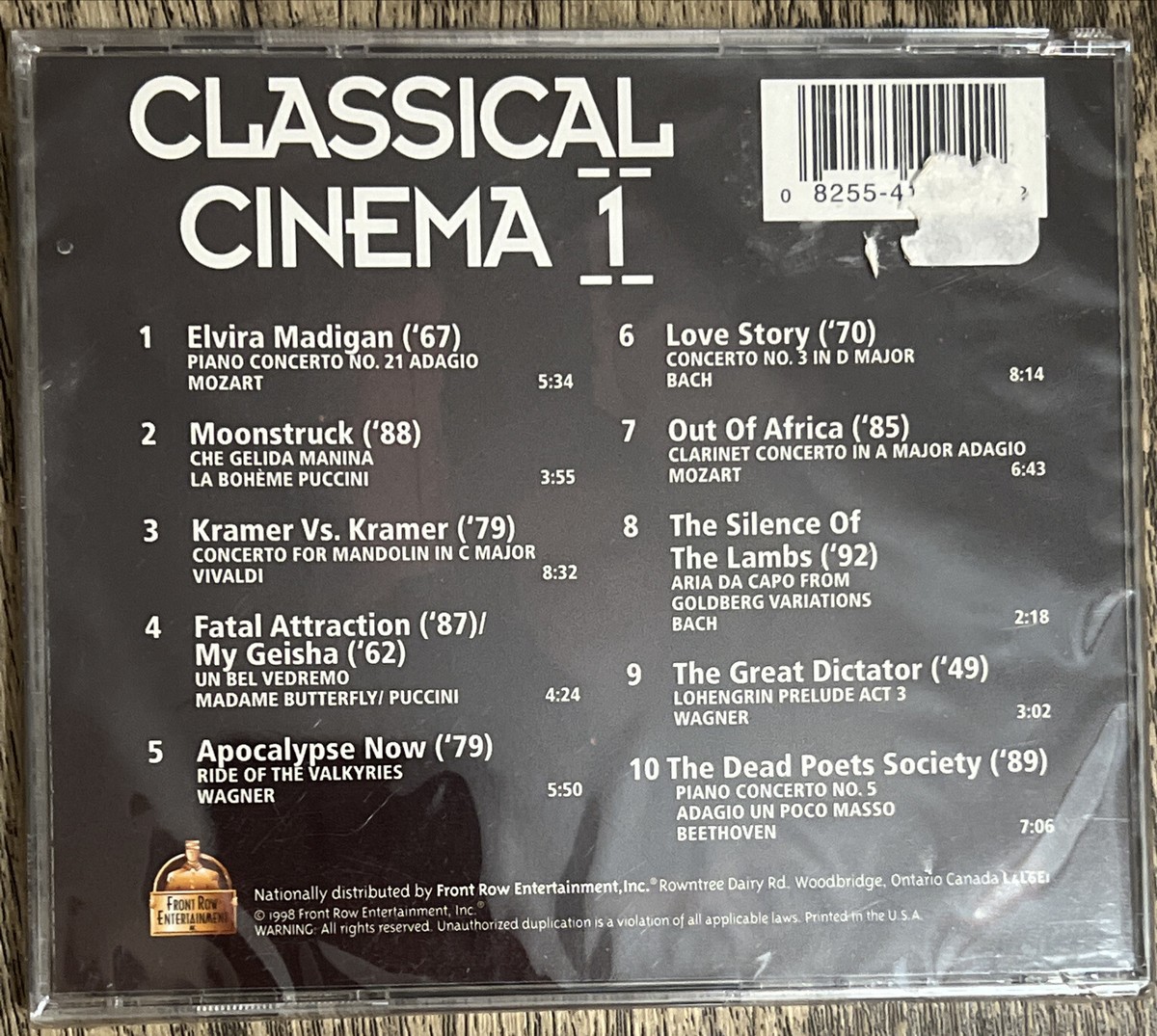 Classical Cinema 1 Silver Screen Orchestra - Silence Of The