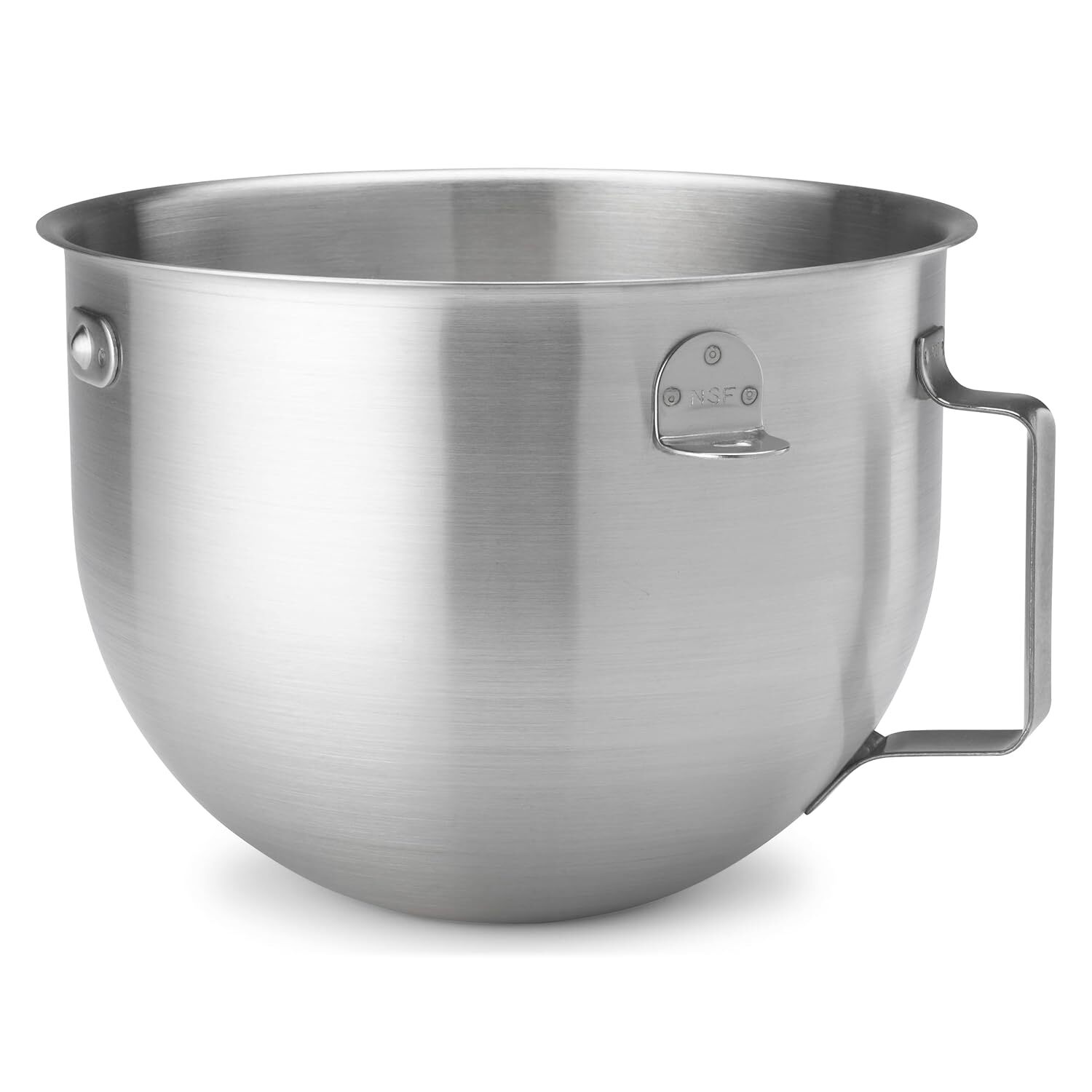KitchenAid KN25NSF 5-Qt Stainless Steel Commercial Mixing Bowl with Handle for Professional Baking
