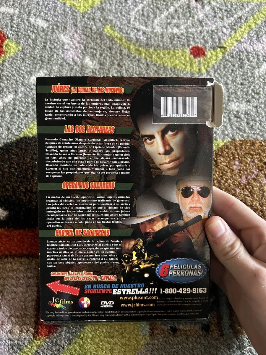 Tierras Calientes 6 Peliculas Jc Films Rare Mexican Oop HTF Dvd New Sealed  | eBay