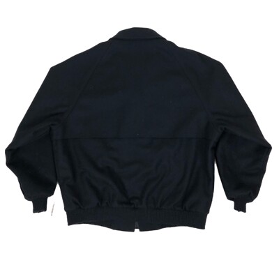 Vintage Pendleton Men's Pure Virgin Wool Thinsulate Black Bomber