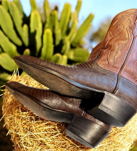 Lucchese Classics Handmade Exotic Tegu Lizard L405204 9.5-B 2001 WOW! 253-22312 - Picture 11 of 11