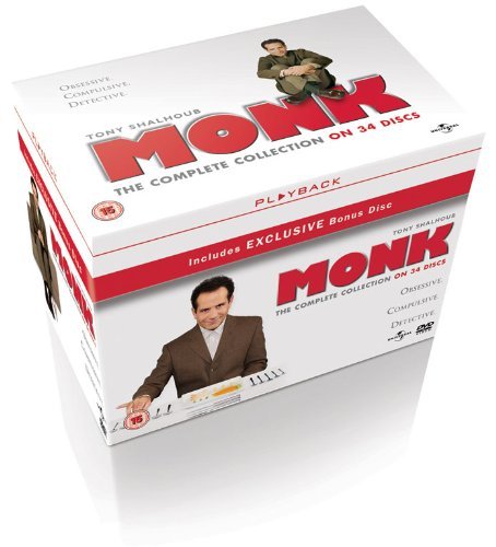 MONK DVD-BOX 全8シーズンセット MONK COMPLETE SERIES COLLECTION 1-8 DVD BOX SET 34 DISCS R4