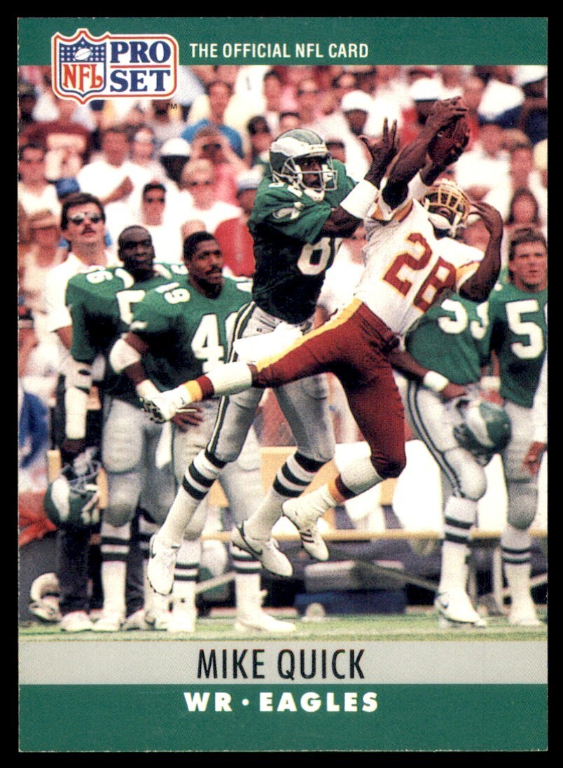 1990 Pro Set #249 Mike Quick