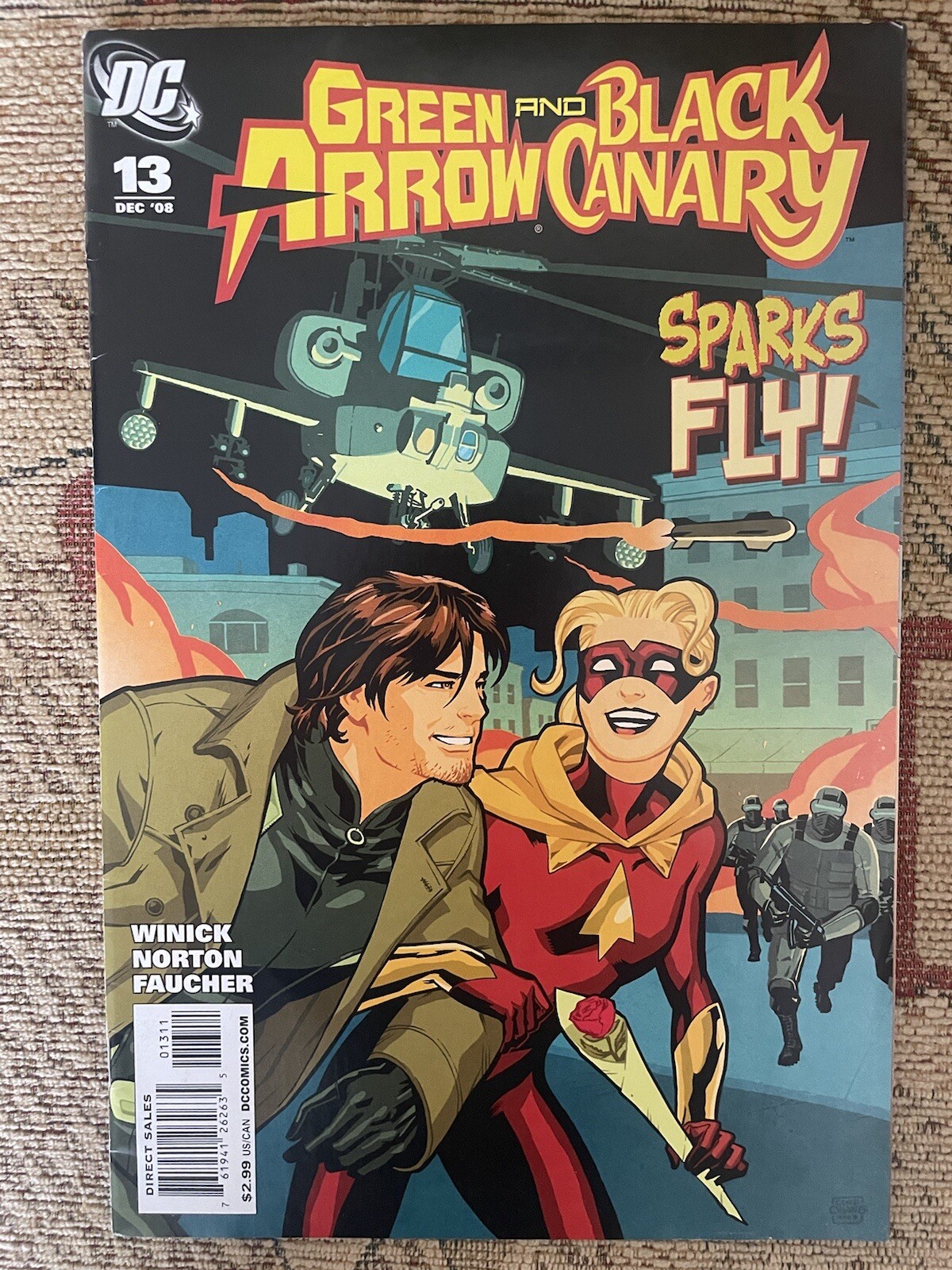 Green Arrow and Black Canary Home Again, Home Again Vol 1 #13 DC Comics, 2008