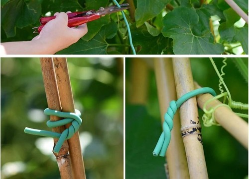 2 Rolls Soft Plant Ties Garden Plant Support Flexible Ties Reusble Twist ties - Picture 2 of 4