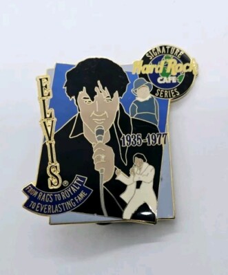 Elvis Presley Hard Rock CAFE PIN Limited Edition Signature