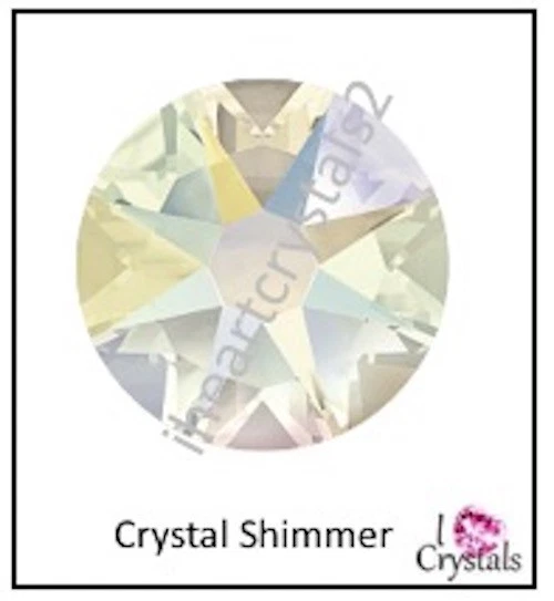 CRISTAL SHIMMER 20ss 5mm IHC 2088 Estrás Plano Austriaco 144 1440 piezas Foto 2 de 4
