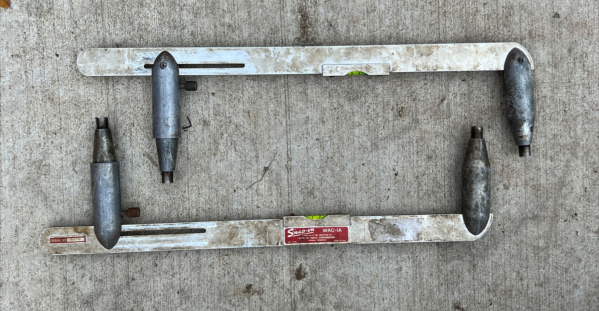 SNAP ON TOOLS COLLECTIBLE VINTAGE Tool Torsion level bars WAC-1A