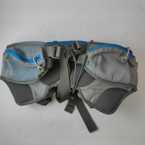 Eastern Mountain Sports (EMS) Gray Double Bottle Lumbar Waist Fanny Pack EUC - Picture 5 of 6