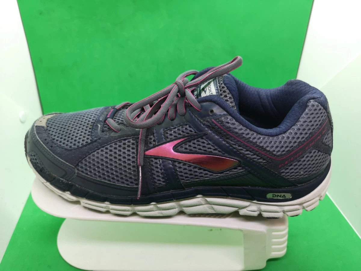BROOKS ADDICTION A12 WOMAN SNEAKERS RUNNING WALKING SHOES GRAY BLUE SIZE 11