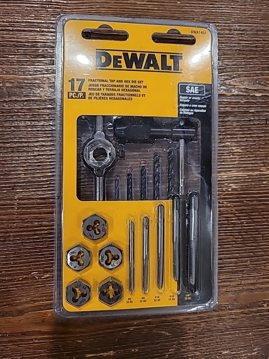 Fractional Tap and Die Set (17-Piece) Fractional Tap and Die Set (17-Piece)