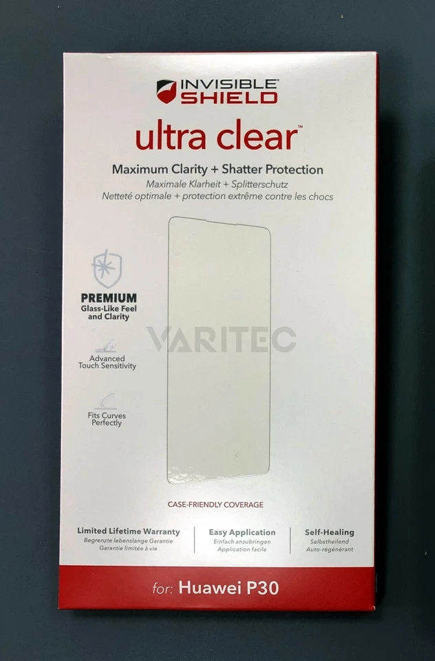 For Huawei P30 Tech21 Tough Back Case Cover + ZAGG Film Screen Protector Saver - Image 2 of 4