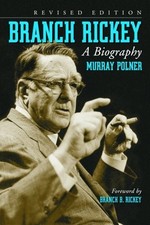 BRANCH RICKEY: A BIOGRAPHY By Murray Polner - Hardcover **Mint Condition**