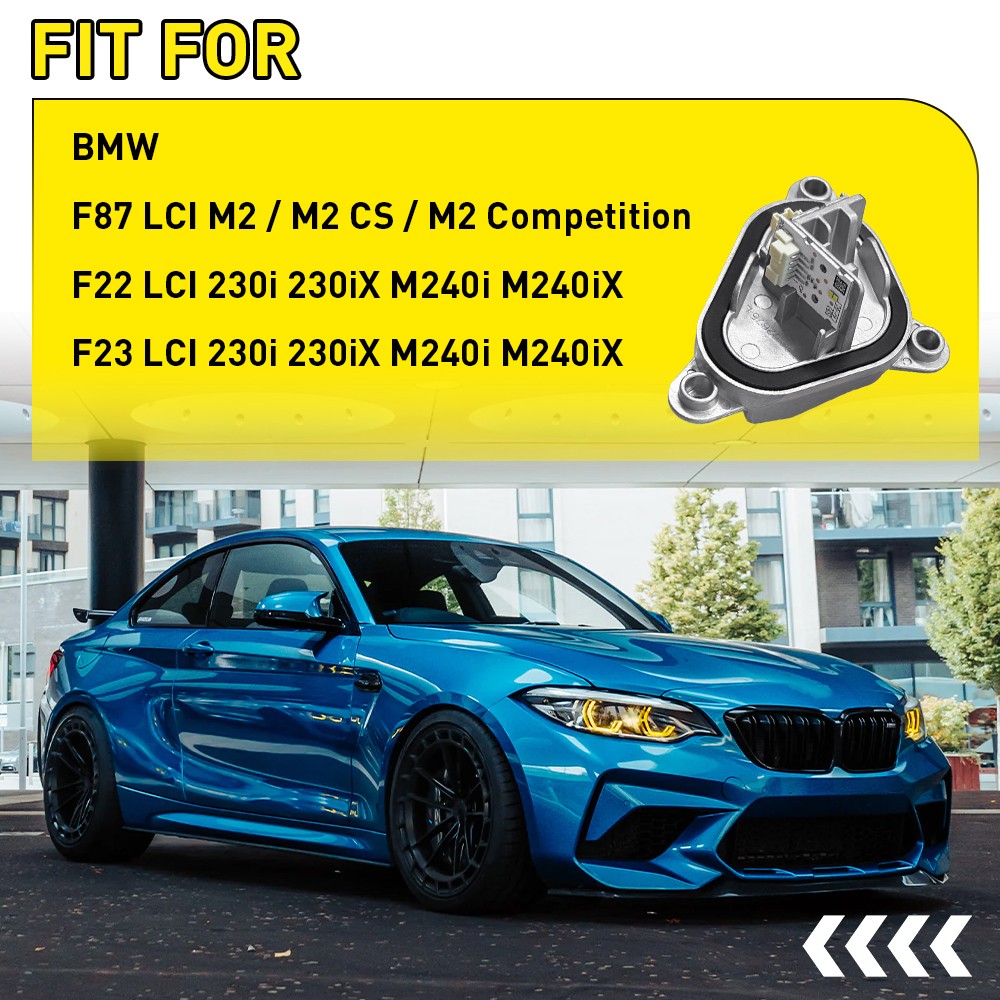 For BMW 2 Series F23 F22 F87 LCI 2018-2021 Yellow Angel Eyes DRL LED Modules