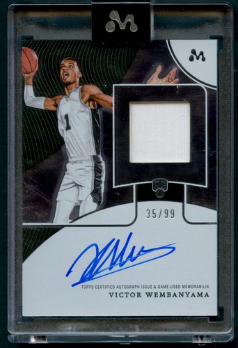 2024 Topps Mercury Victor Wembanyama DEBUT RPA Auto Patch RC /99 Rookie SEALED