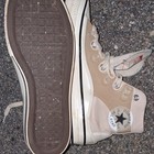 KIM JONES X Converse HIGH TOP BEIGE AND WHITE Wmns Sz 8 Sneaker — photo 9