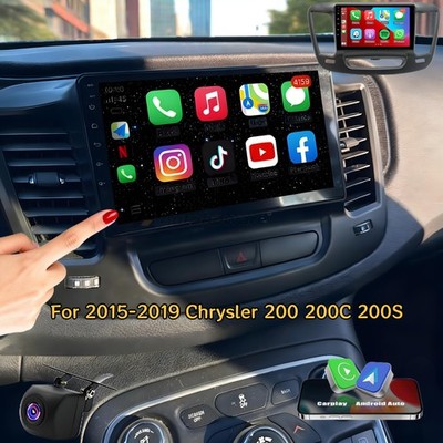 For 2015-2019 Chrysler 200 200C 200S Apple Carplay Car Stereo Radio GPS NAVI RDS