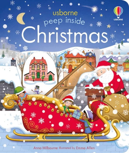 Peep Inside Christmas by Anna Milbourne (Board book)