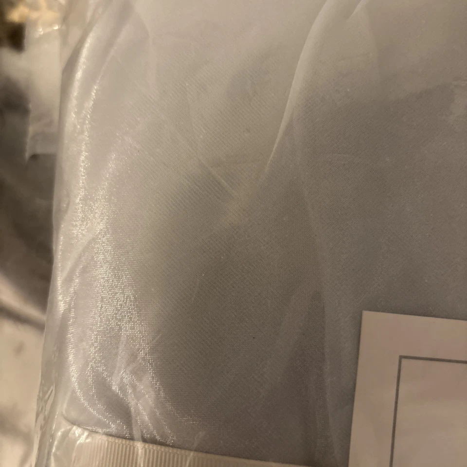 Pottery Barn Kids Ледяная Тюлевая Кровать Юбка Органза Утонченная Нейтральная Фея - Изображение 3 из 4