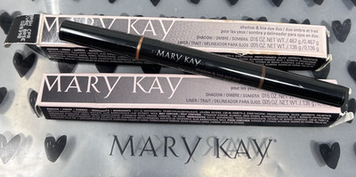 LOT OF 2 Mary Kay Shadow & Line Eye Duo Brushed Copper ~Full Size ~ Fast Ship
