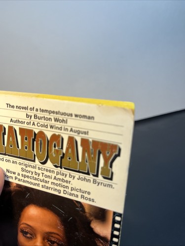 Mahogany By Burton Wohl Paperback 1975 Diana Ross Cover - Picture 10 of 16