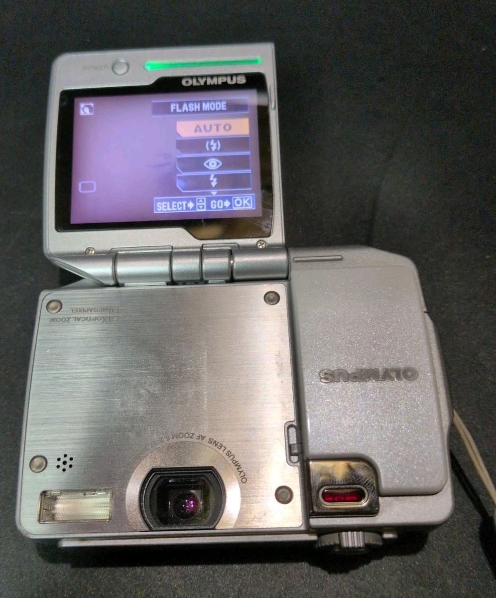 Olympus i:robe IR-500 4.0MP Digital Camera - Silver for sale