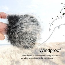 Microphone Windproof Windshield Wind Fur Muff for DSLR Camera DV Camcorder