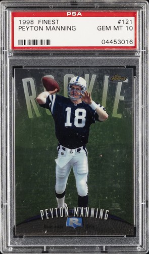 1998 FINEST #121 PEYTON MANNING PSA 10