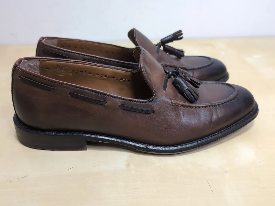 Черные коричневые лоферы из коричневой кожи 1826 | 9 М - Изображение 4 из 4