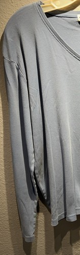 Eddie Bauer Size XL Blue Top Long Sleeved - Picture 2 of 8