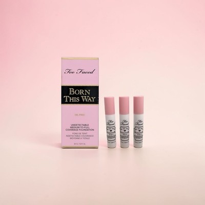 TOO FACED Born This Way Natural Finish Foundation Pearl + 3 Hangover RX 3-in-1
